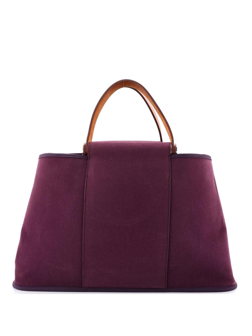 Hermes Cabag Elan Toile And Leather 39 #374278H11B